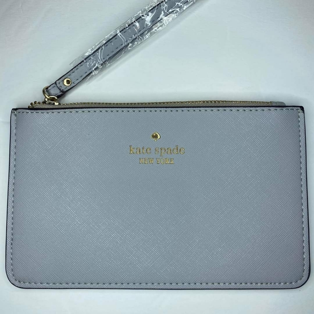 Grey Kate Spade Wristlet